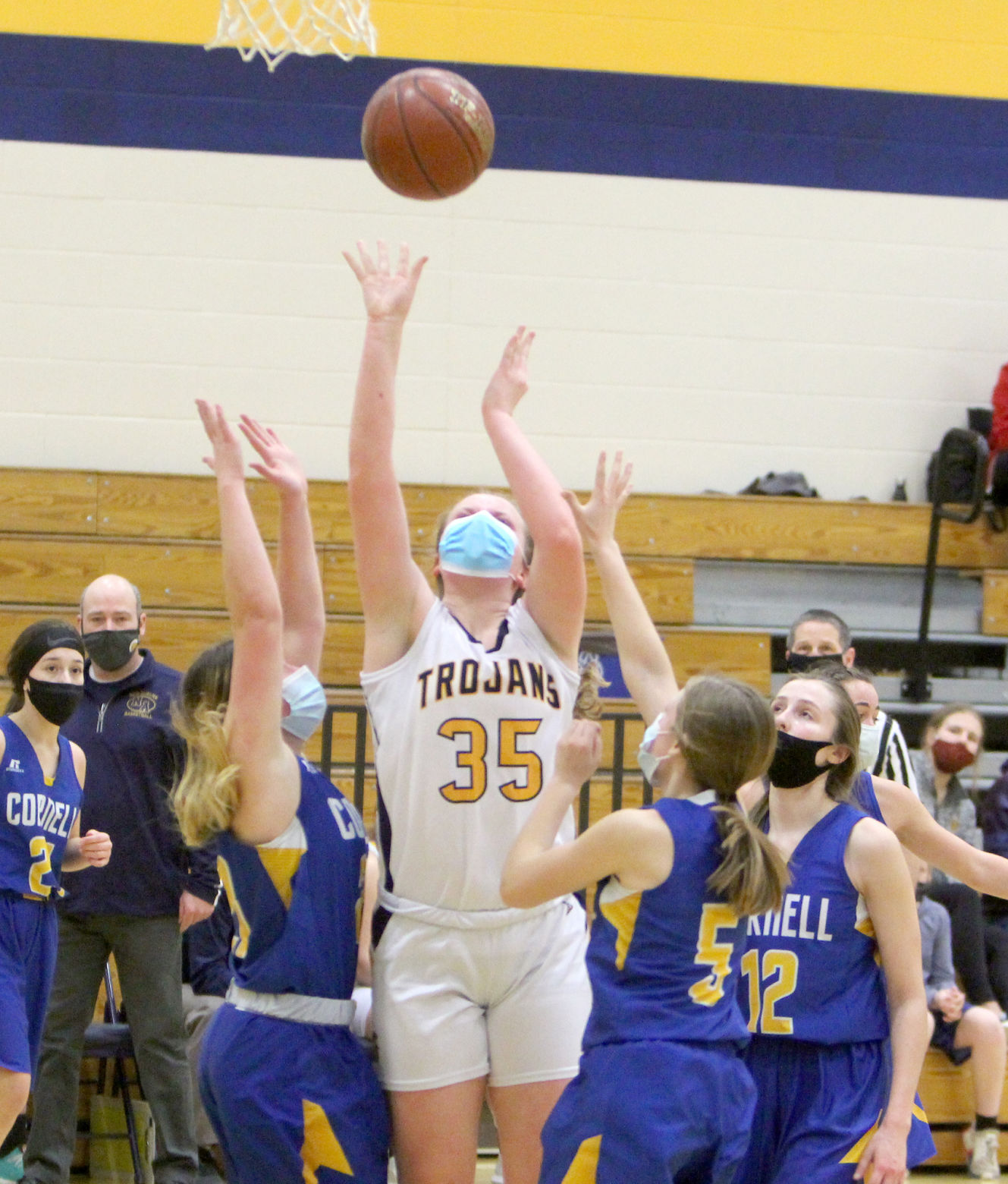 Cornell at New Auburn girls basketball 1-15-21